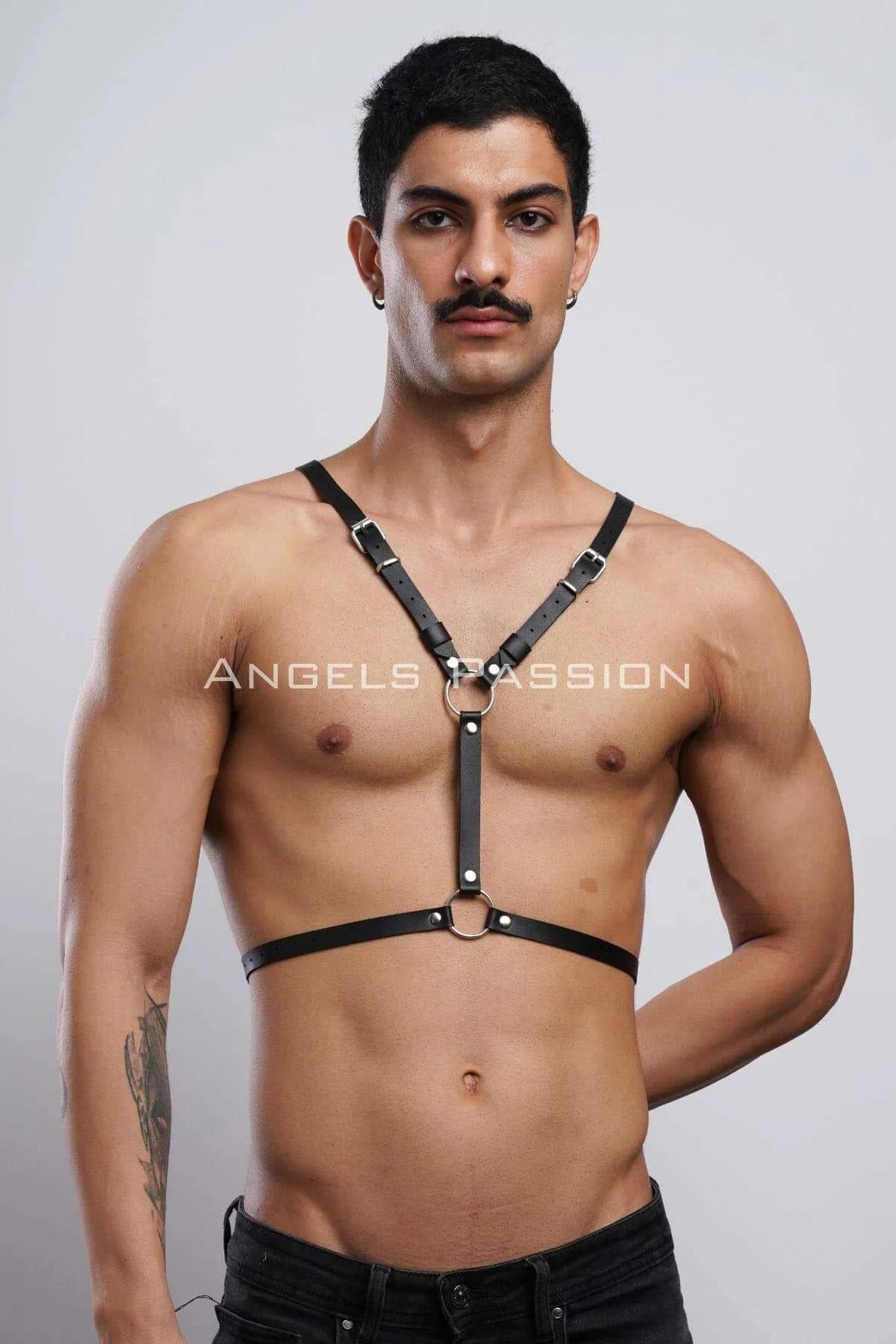 Black bat wing shoulder panels with scalloped jagged edges and silver dome studs detail
