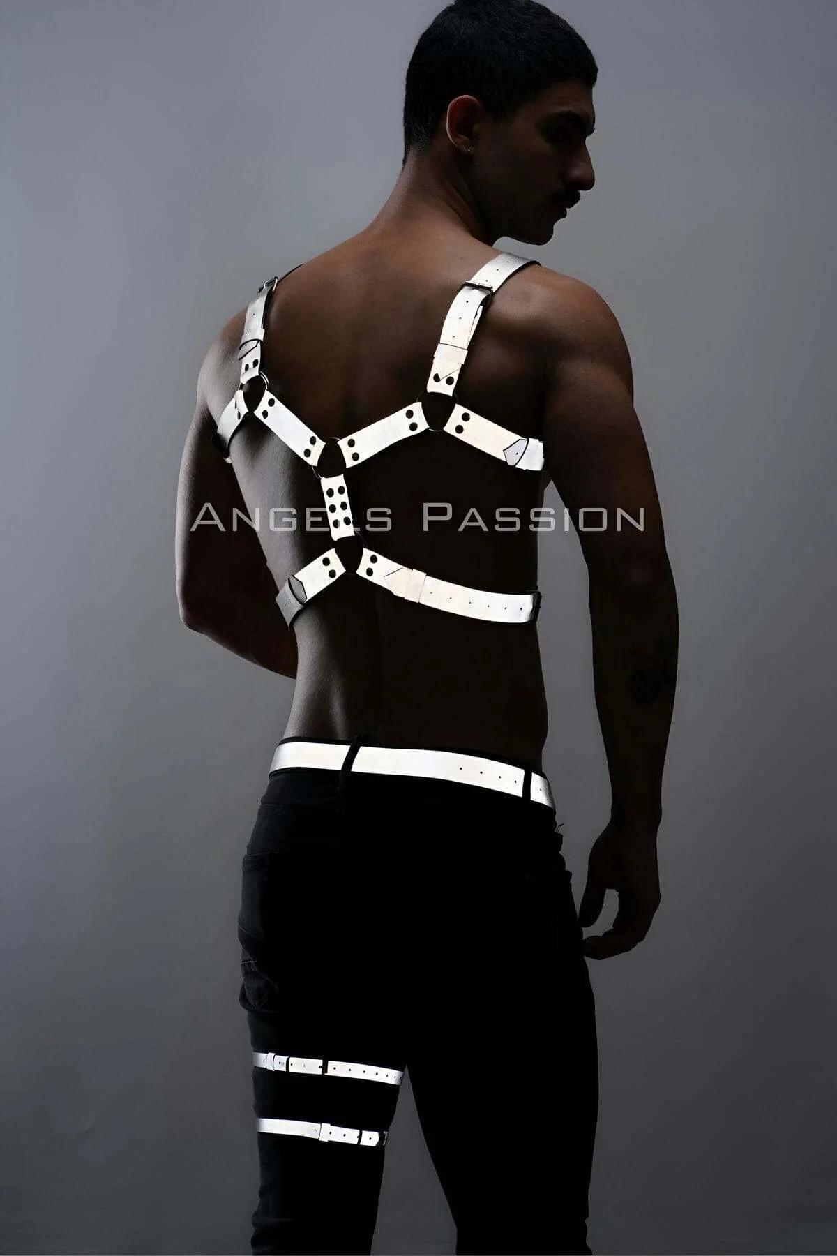 Reflective Chest & Leg Harness Set