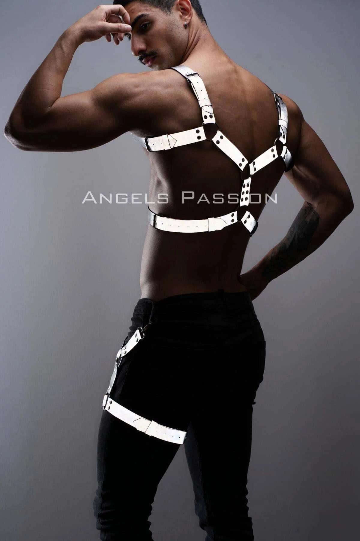 Reflective Chest & Leg Harness Set